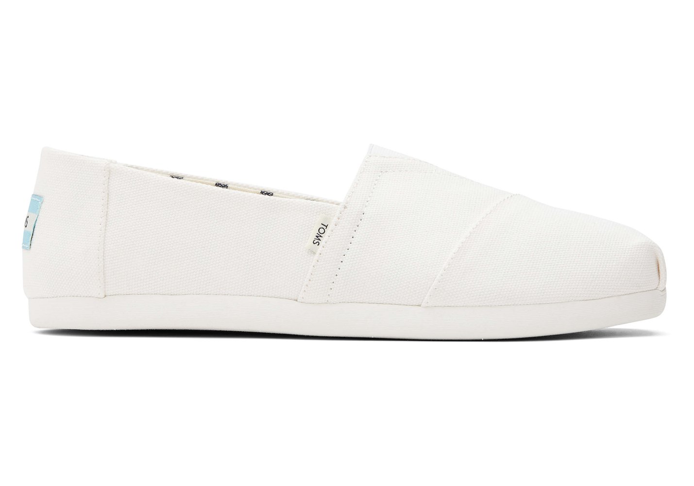 Toms Espadryle Męskie Białe - Alpargata Płócienne - 02IOBFYRQ